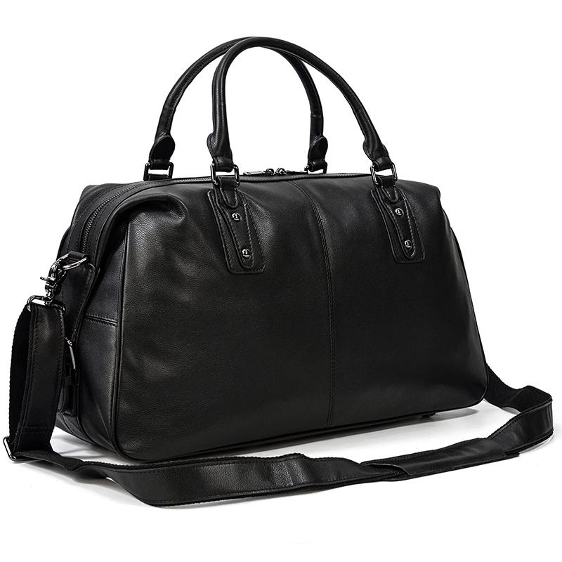 Holdall en Cuir Noir | AALBORG
