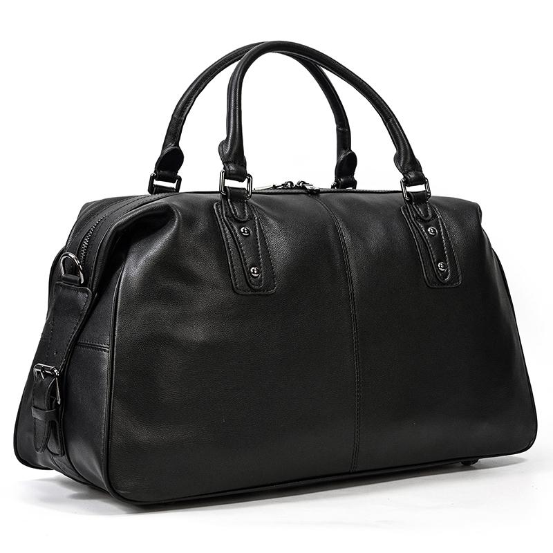 Holdall en Cuir Noir | AALBORG
