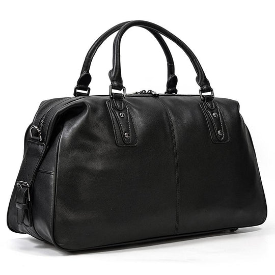 Holdall en Cuir Noir | AALBORG