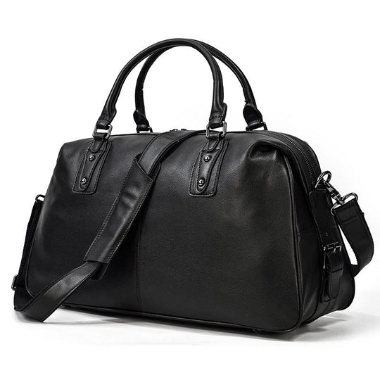 Holdall en Cuir Noir | AALBORG