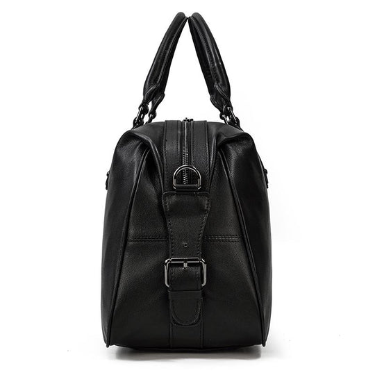 Holdall en Cuir Noir | AALBORG