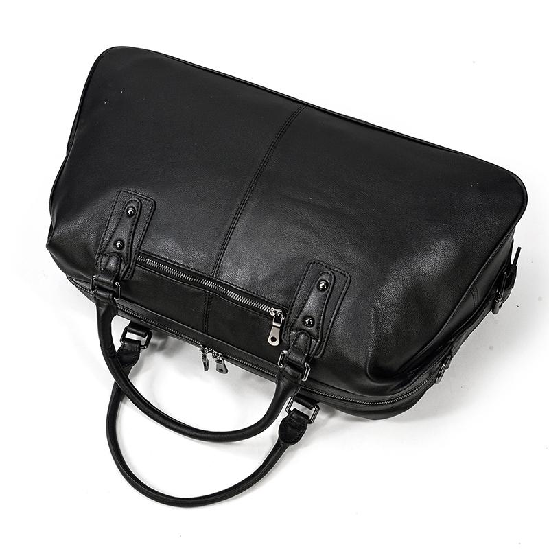 Holdall en Cuir Noir | AALBORG