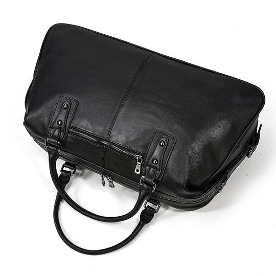 Holdall en Cuir Noir | AALBORG