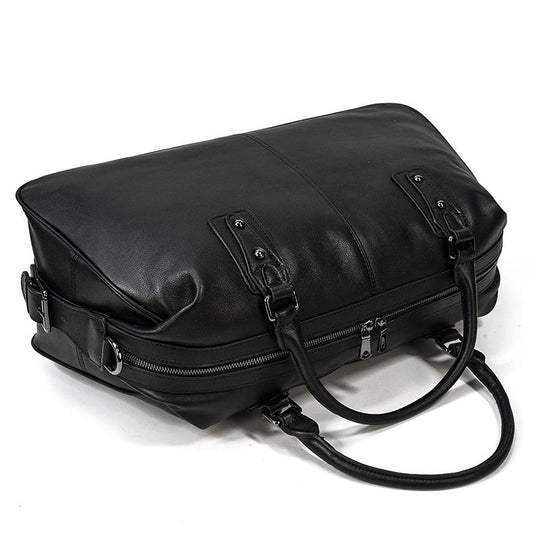 Holdall en Cuir Noir | AALBORG