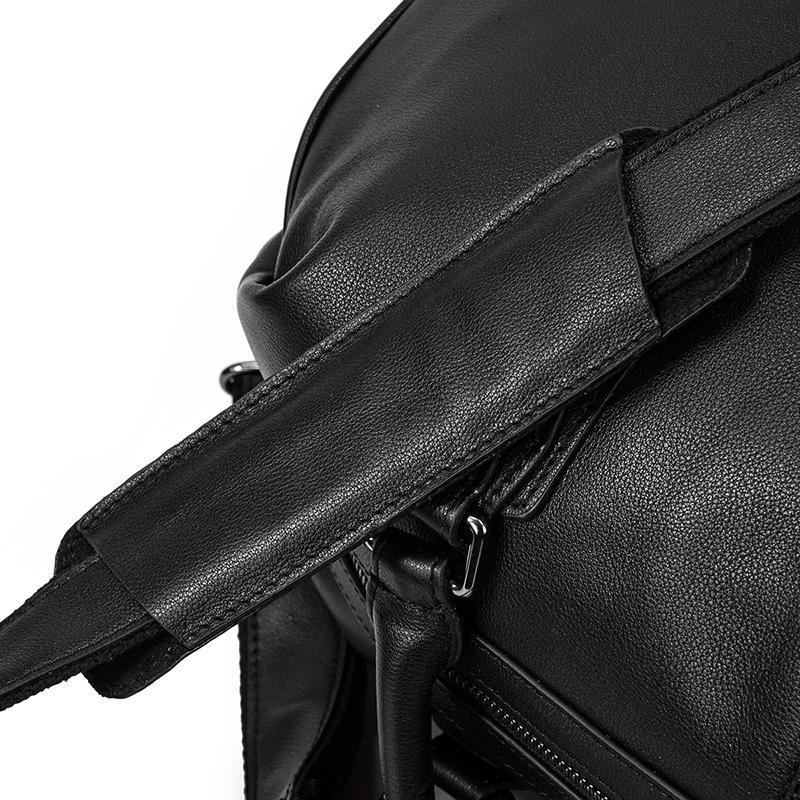 Holdall en Cuir Noir | AALBORG