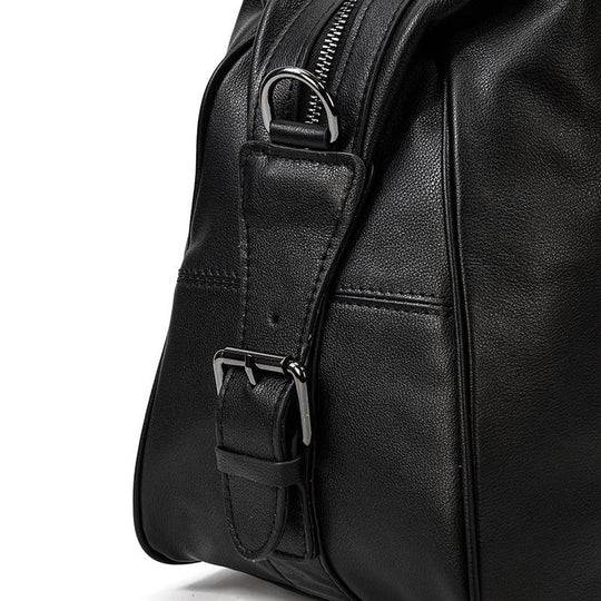 Holdall en Cuir Noir | AALBORG
