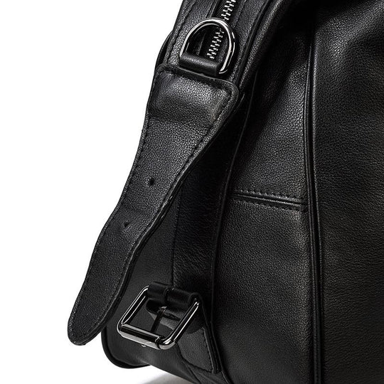 Holdall en Cuir Noir | AALBORG