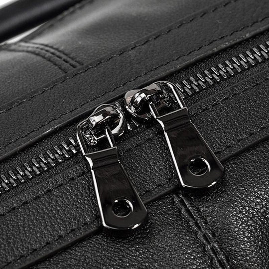 Holdall en Cuir Noir | AALBORG