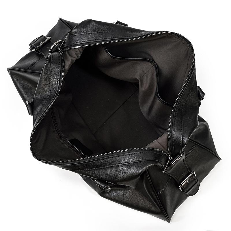 Holdall en Cuir Noir | AALBORG