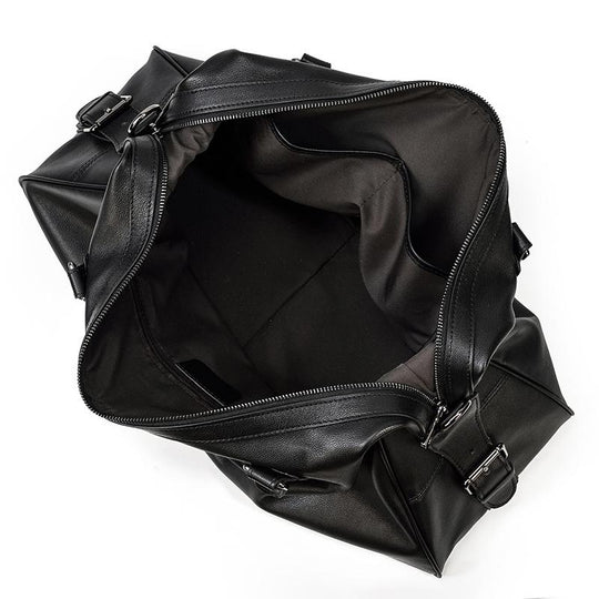 Holdall en Cuir Noir | AALBORG