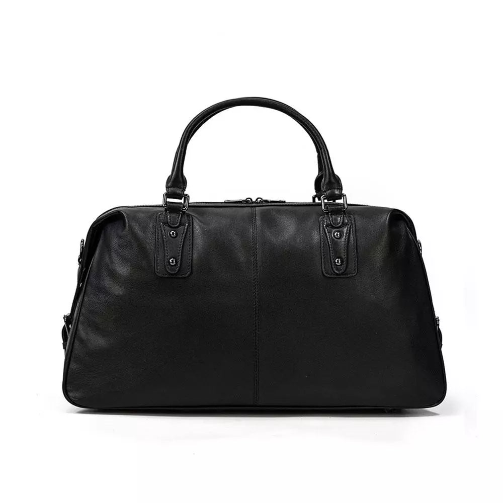 Holdall en Cuir Noir | AALBORG