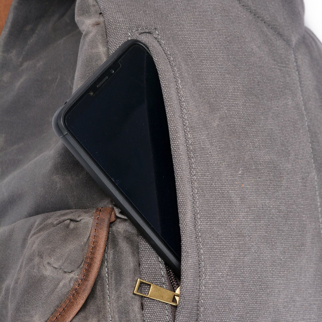 Sac à dos en toile et cuir | SALZBOURG