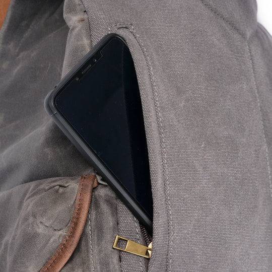 Sac à dos en toile et cuir | SALZBOURG