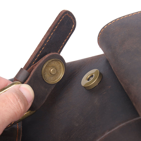 Sac à dos en cuir avec cordon | FLAM