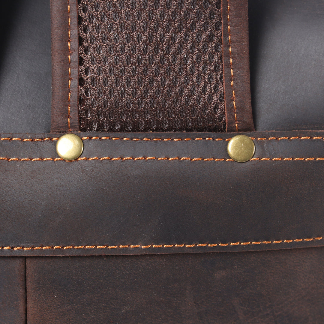 Sac à dos en cuir avec cordon | FLAM