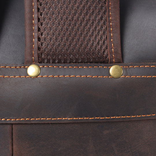 Sac à dos en cuir avec cordon | FLAM