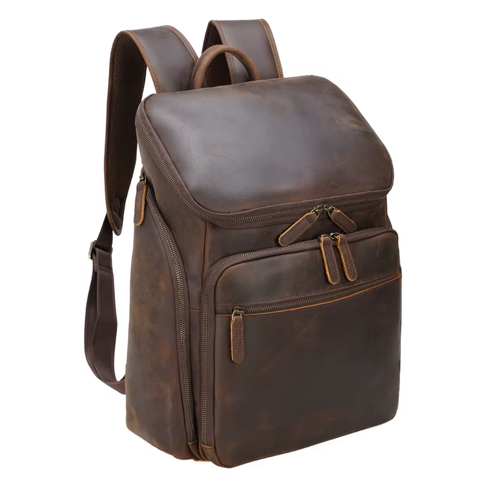 Sac à dos en cuir pour ordinateur portable | DALVIK