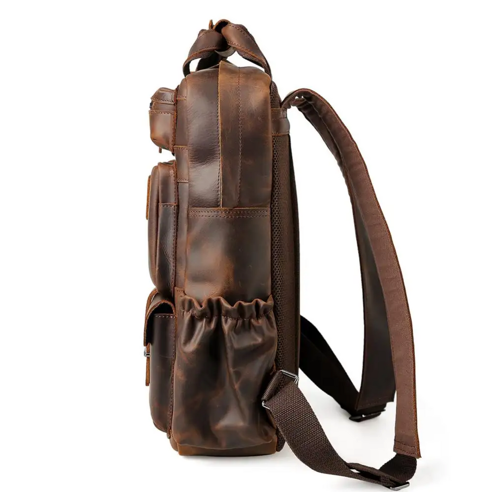 Sac à Dos en Cuir pour Ordinateur Portable | DAVOS