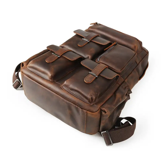 Sac à Dos en Cuir pour Ordinateur Portable | DAVOS