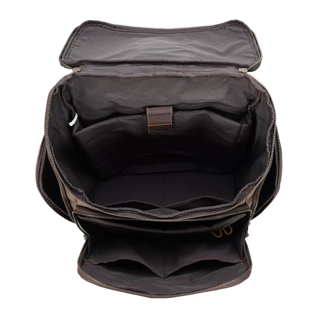 Sac à dos en cuir pour ordinateur portable | DALVIK