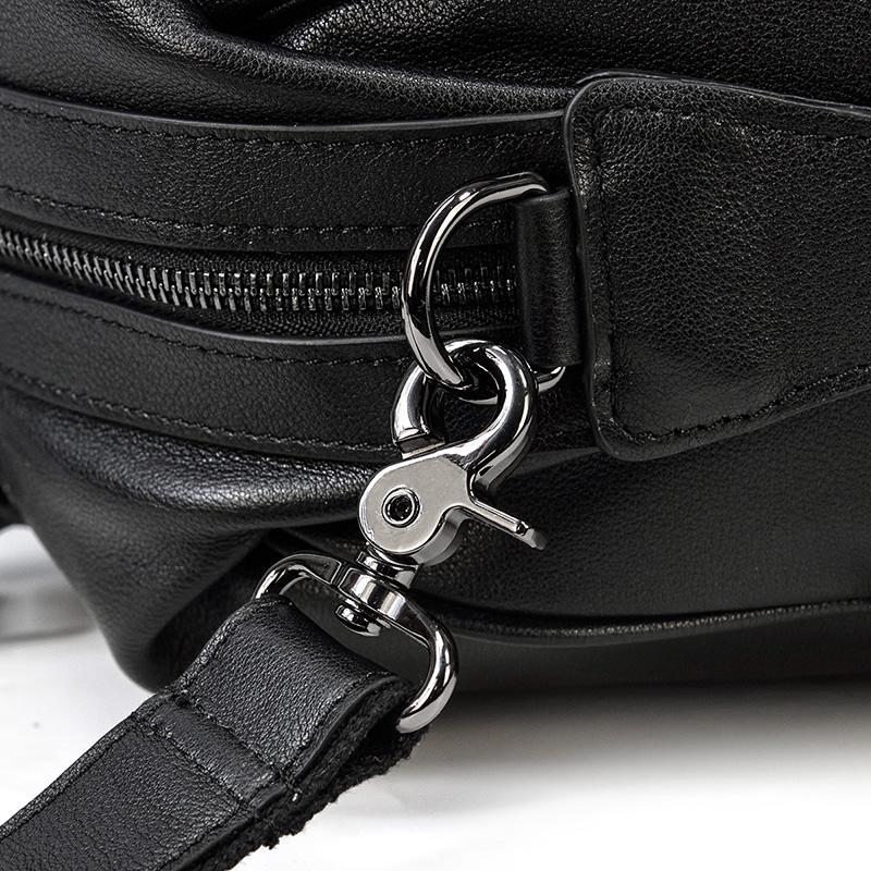 Holdall en Cuir Noir | AALBORG