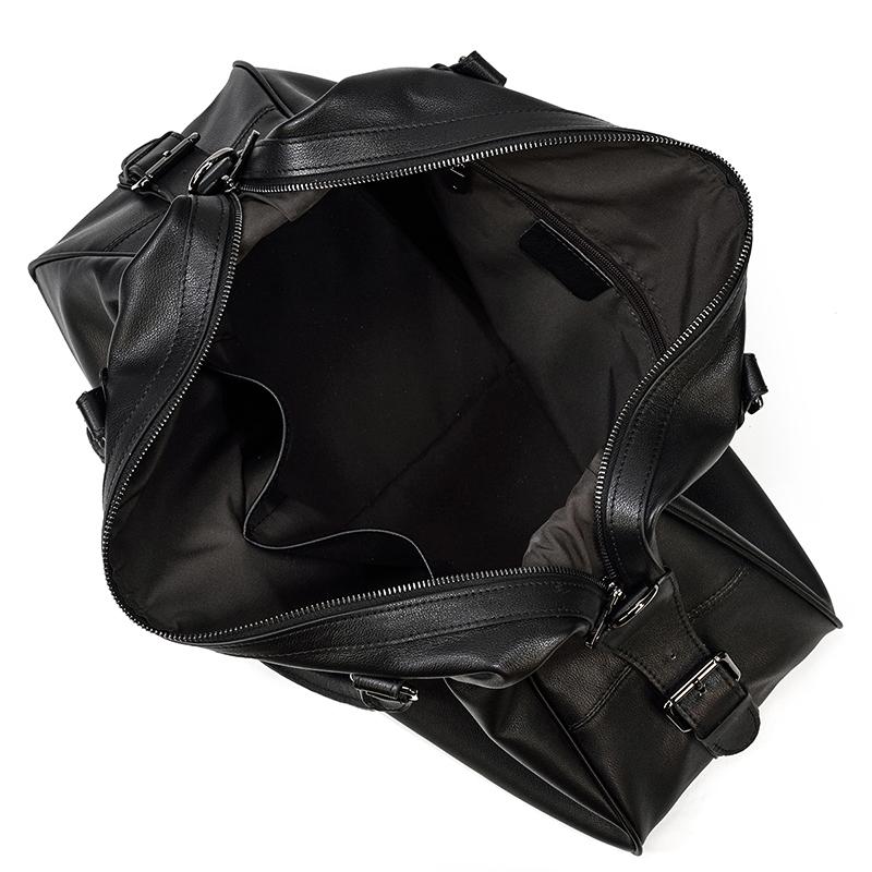 Holdall en Cuir Noir | AALBORG