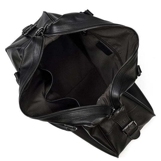 Holdall en Cuir Noir | AALBORG