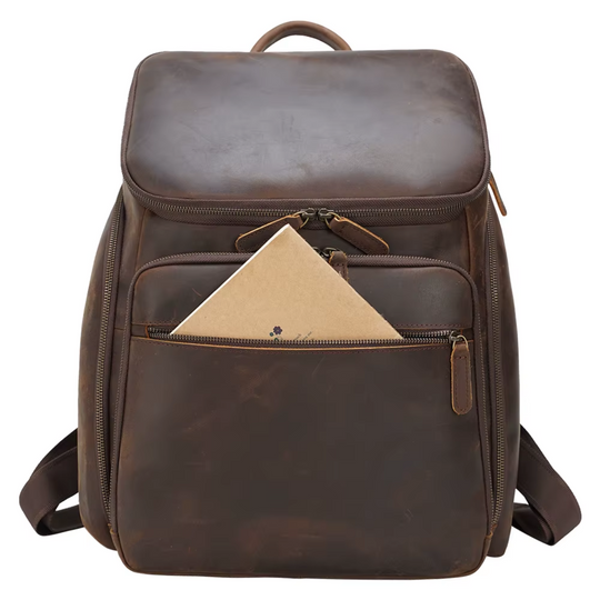 Sac à dos en cuir pour ordinateur portable | DALVIK