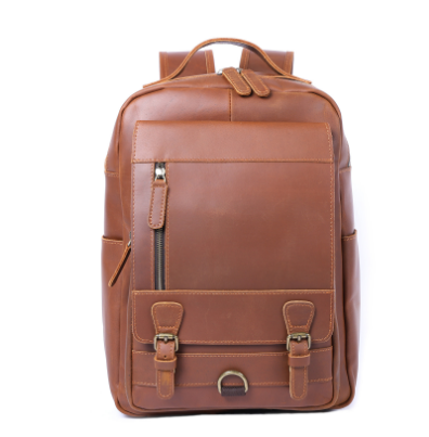 Sac à dos en cuir tan | MORITZ