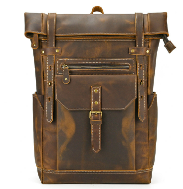 Sac à dos en cuir pour ordinateur portable | JASPER