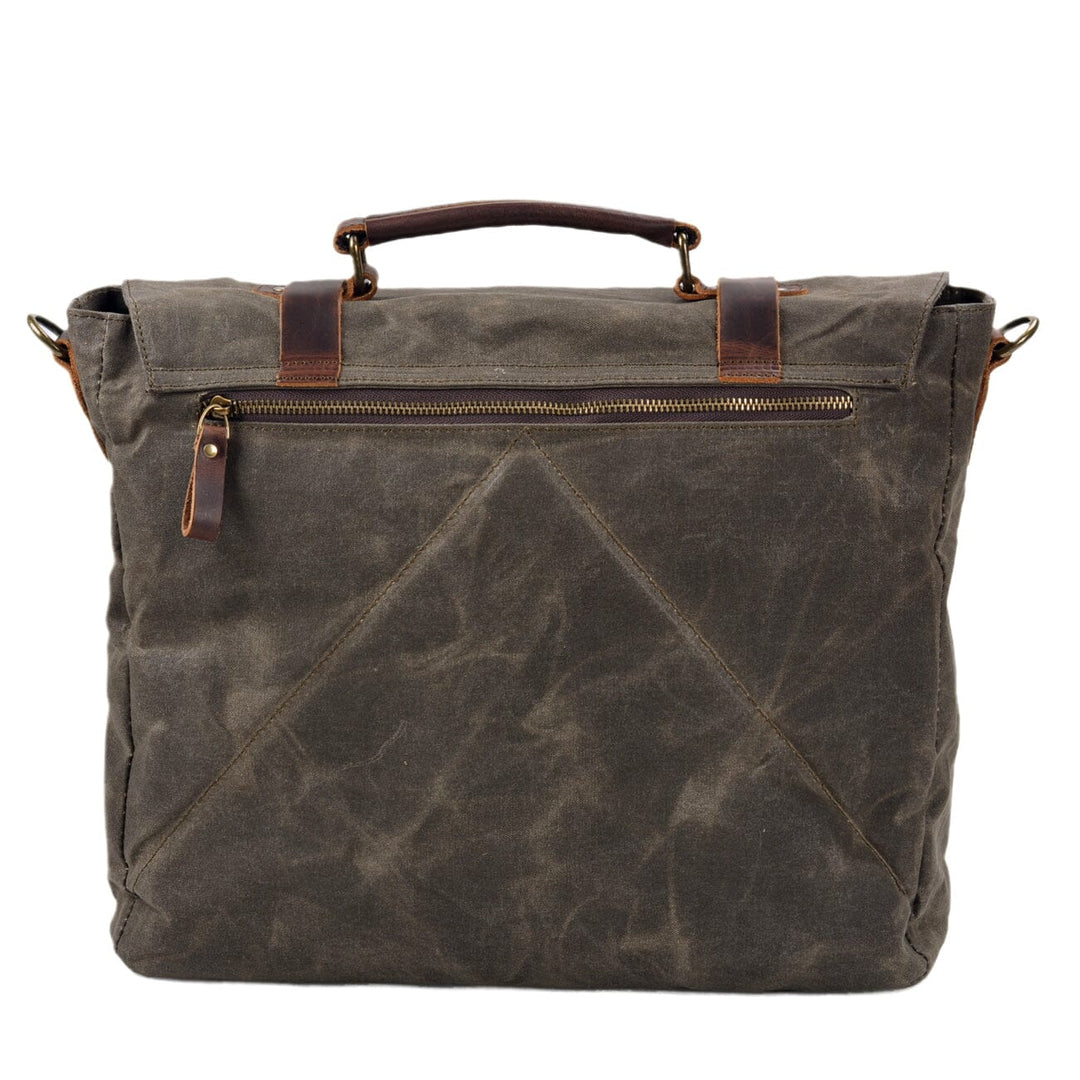 Sac à bandoulière en toile et cuir | BRUGES