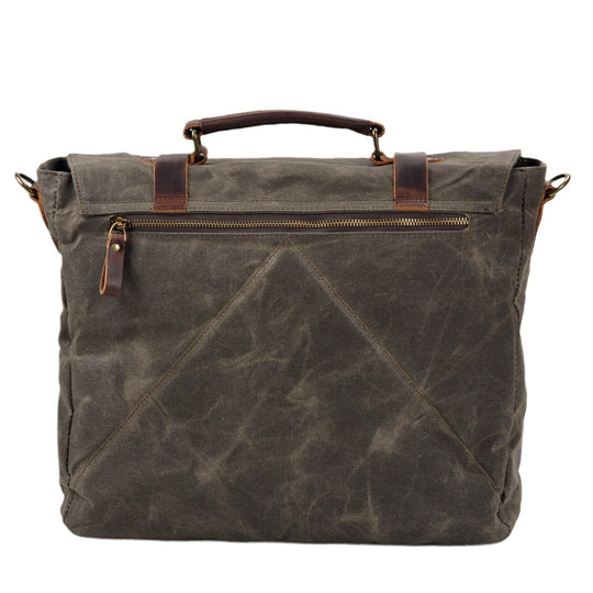 Sac à bandoulière en toile et cuir | BRUGES