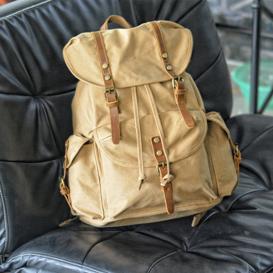 Sac à Dos en Toile Militaire | INTERLAKEN