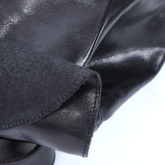 Petit Sac à Dos en Cuir Noir | BODO