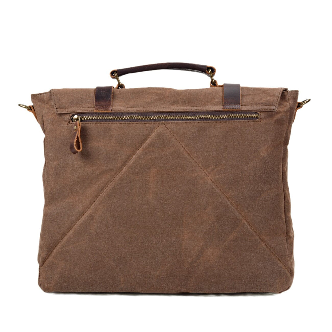 Sac à bandoulière en toile et cuir | BRUGES