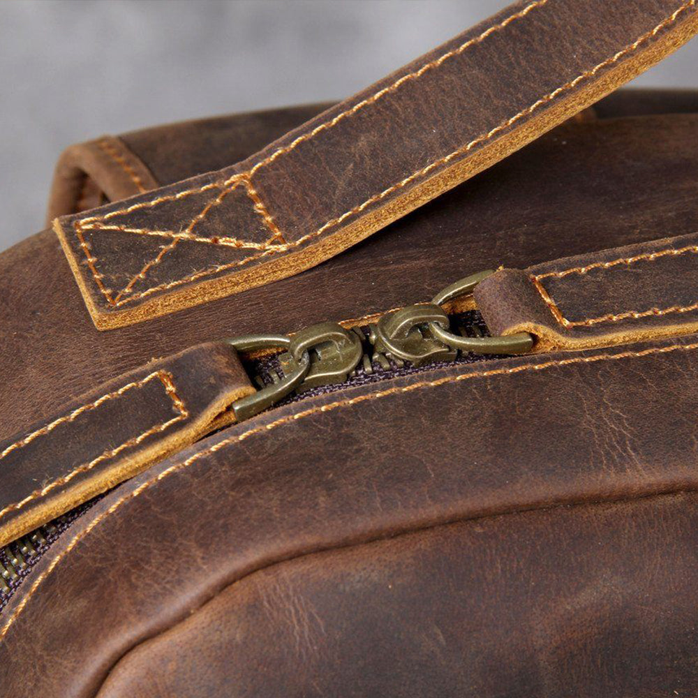 Sac à dos en cuir tan | MORITZ