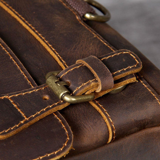 Sac à dos en cuir tan | MORITZ