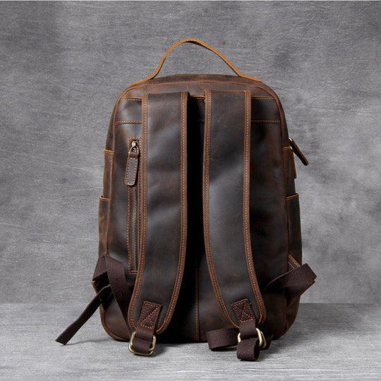 Sac à dos en cuir tan | MORITZ