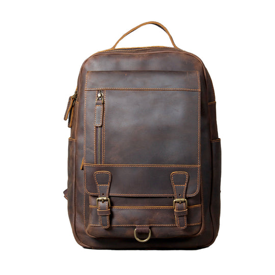 Sac à dos en cuir tan | MORITZ