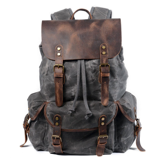 Sac à dos en toile et cuir | SALZBOURG