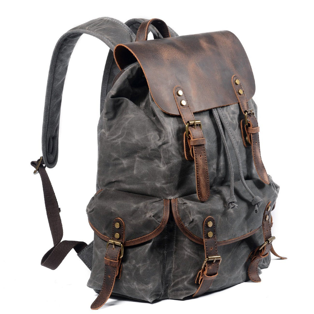 Sac à dos en toile et cuir | SALZBOURG