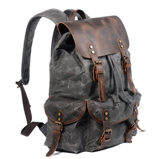 Sac à dos en toile et cuir | SALZBOURG