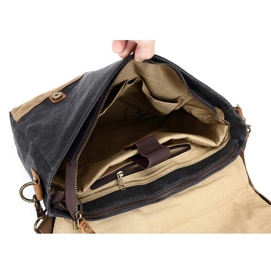 Sac Messenger en Toile Cirée | MOKALO