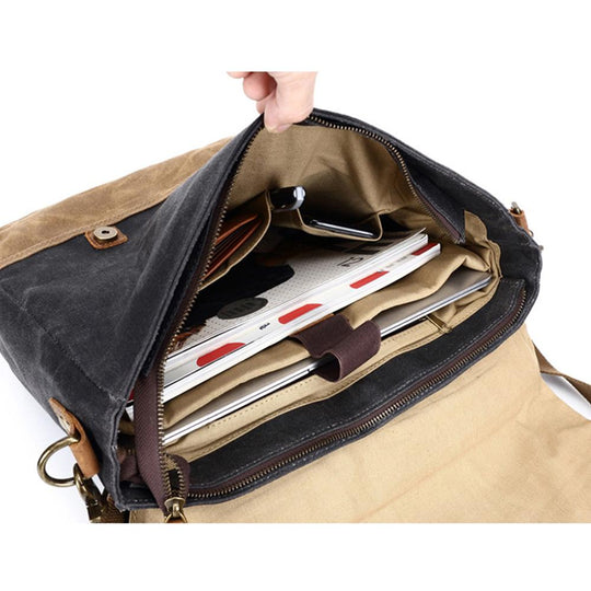 Sac Messenger en Toile Cirée | MOKALO