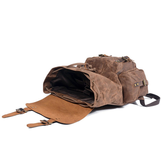 Sac à dos en toile et cuir | SALZBOURG