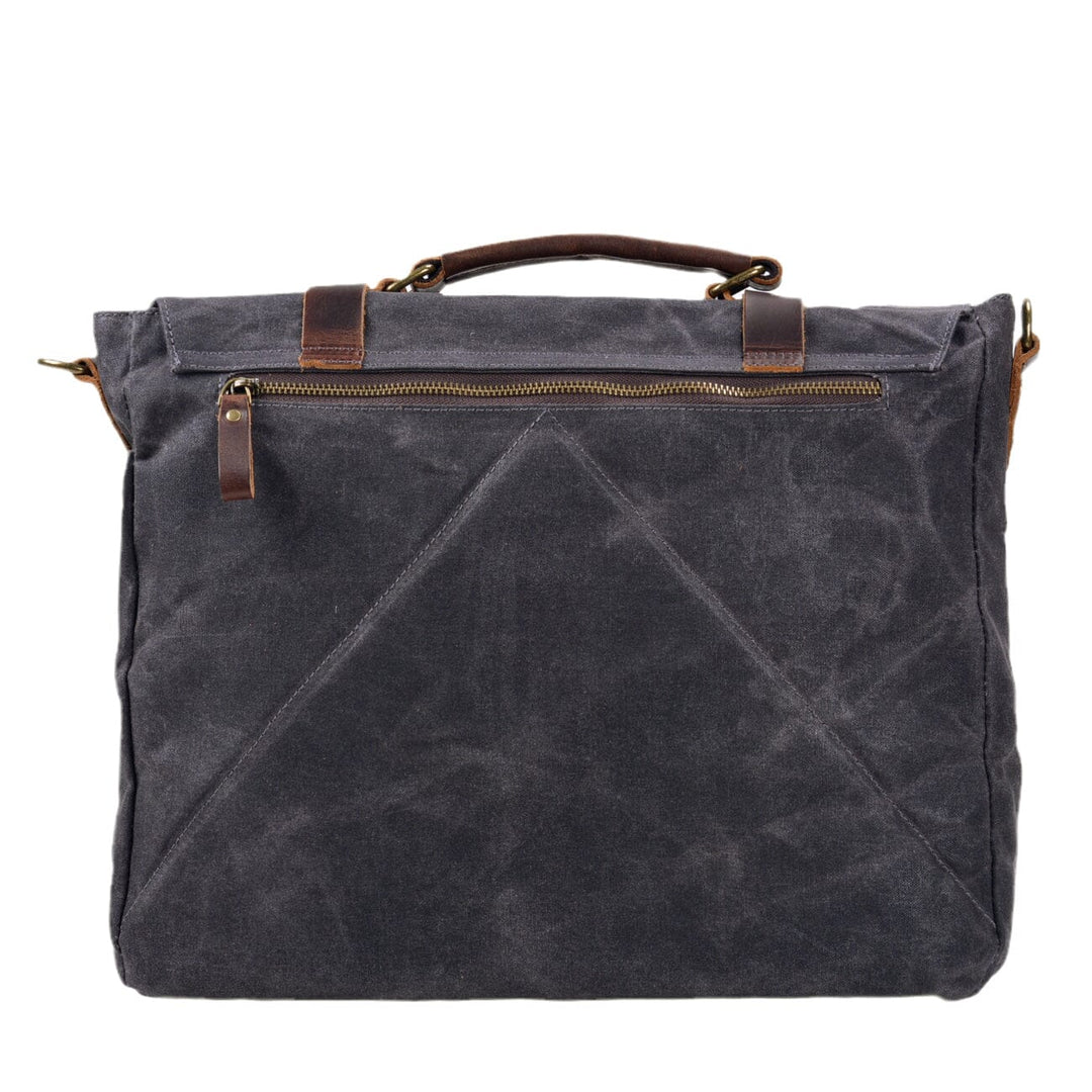Sac à bandoulière en toile et cuir | BRUGES