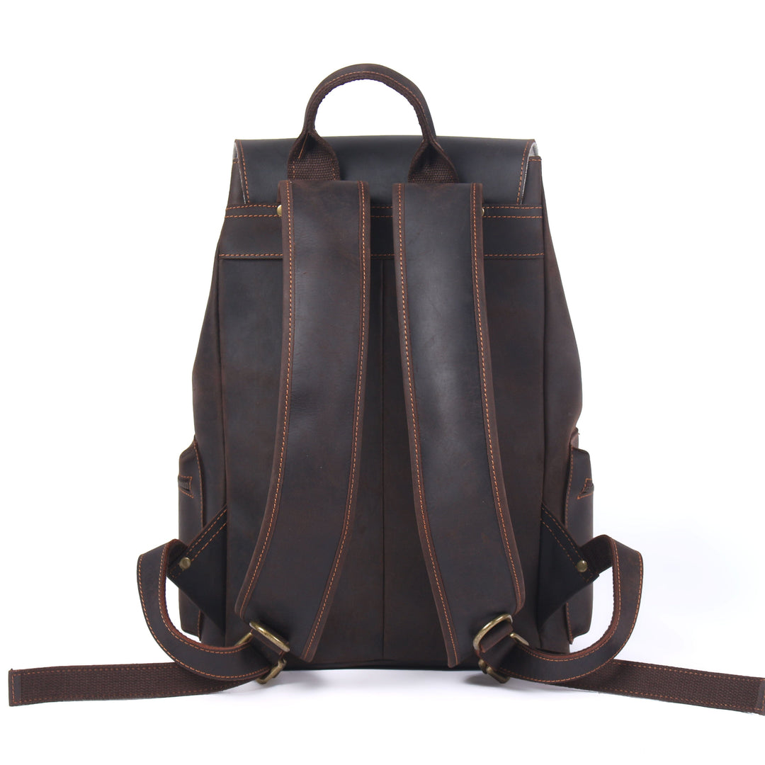 Sac à dos en cuir avec cordon | FLAM