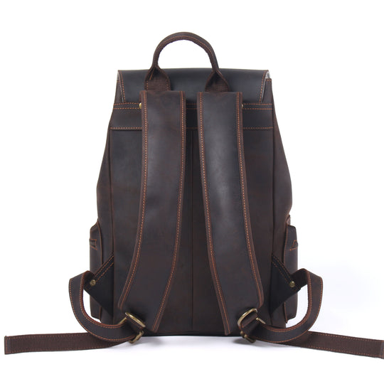 Sac à dos en cuir avec cordon | FLAM