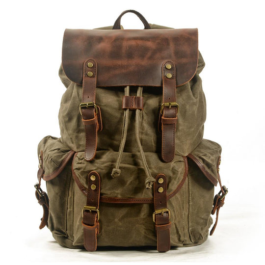 Sac à dos en toile et cuir | SALZBOURG
