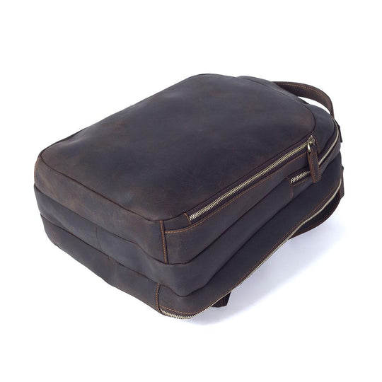 Sac à dos en cuir tan | TOLEDO